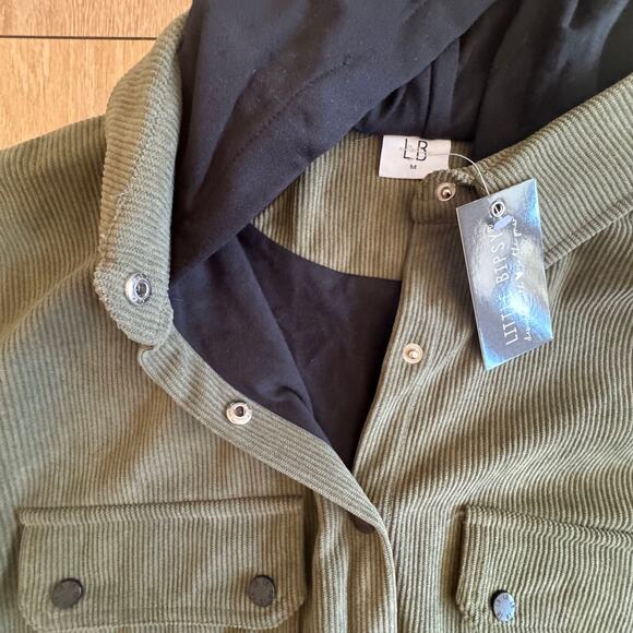 Little Bipsy Hooded Corduroy Jacket - Size M - Picture 6 of 7
